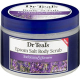 DR TEAL'S EXFOLIATE & RENEW EPSOM SALT BODY SCRUB 16oz DR TEAL'S EXFOLIATE & RENEW EPSOM SALT BODY SCRUB 16oz