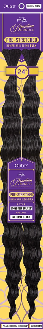 OUTRE PURPLE PACK PRE-STRETCHED LOOSE DEEP BULK BLEND 24"