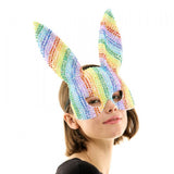 RHINESTONE BUNNY MASK