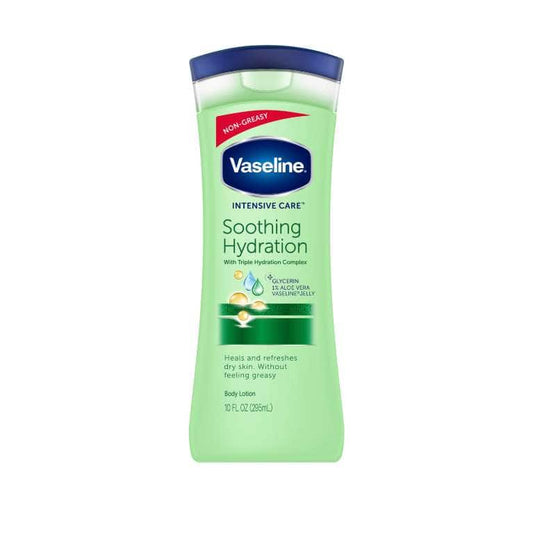 VASELINE ALOE & COOL FRESH BODY LOTION 10OZ