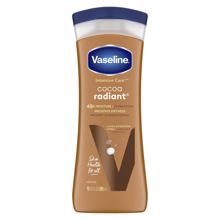 VASELINE COCOA RADIANT WITH PURE COCOA BUTTER LOTION 10OZ