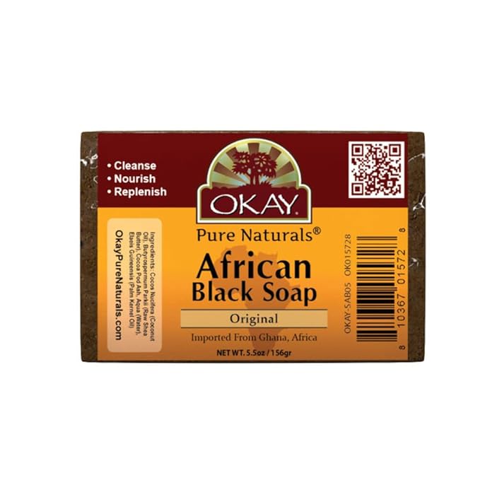 OKAY AFRICAN BLACK SOAP 5.5OZ