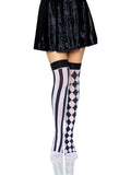 LEG AVENUE  HARLEQUIN THIGH HIGH STOCKINGS