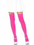 LEG AVENUE OPAQUE NYLON THIGH HIGHS