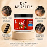 DR GIRLS SUPER GROW LOC & TWISTS BRAIDING GEL BATANA OIL 9.8OZ