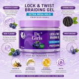 DR. GIRLS SUPER GROW LOC & TWISTS BRAIDING GEL (BLUEBERRY) 9.8OZ
