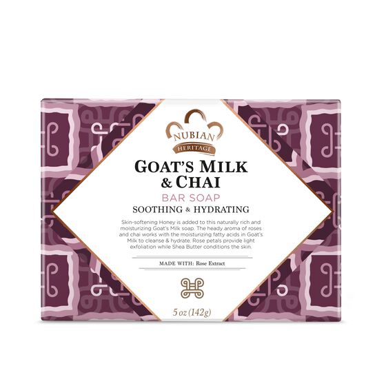 NUBIAN GOATS MILK CHAI BAR SOAP 5OZ