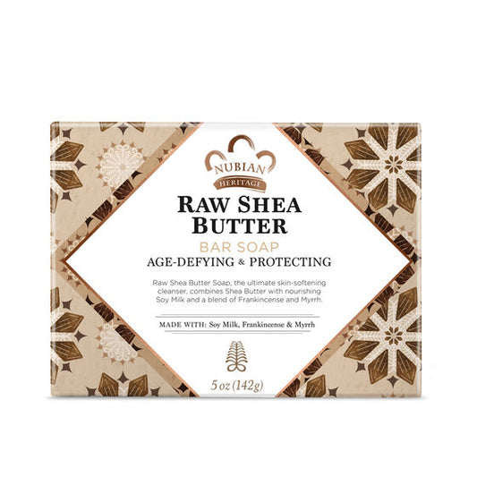 NUBIAN SOAP RAW SHEA BUTTR  5OZ