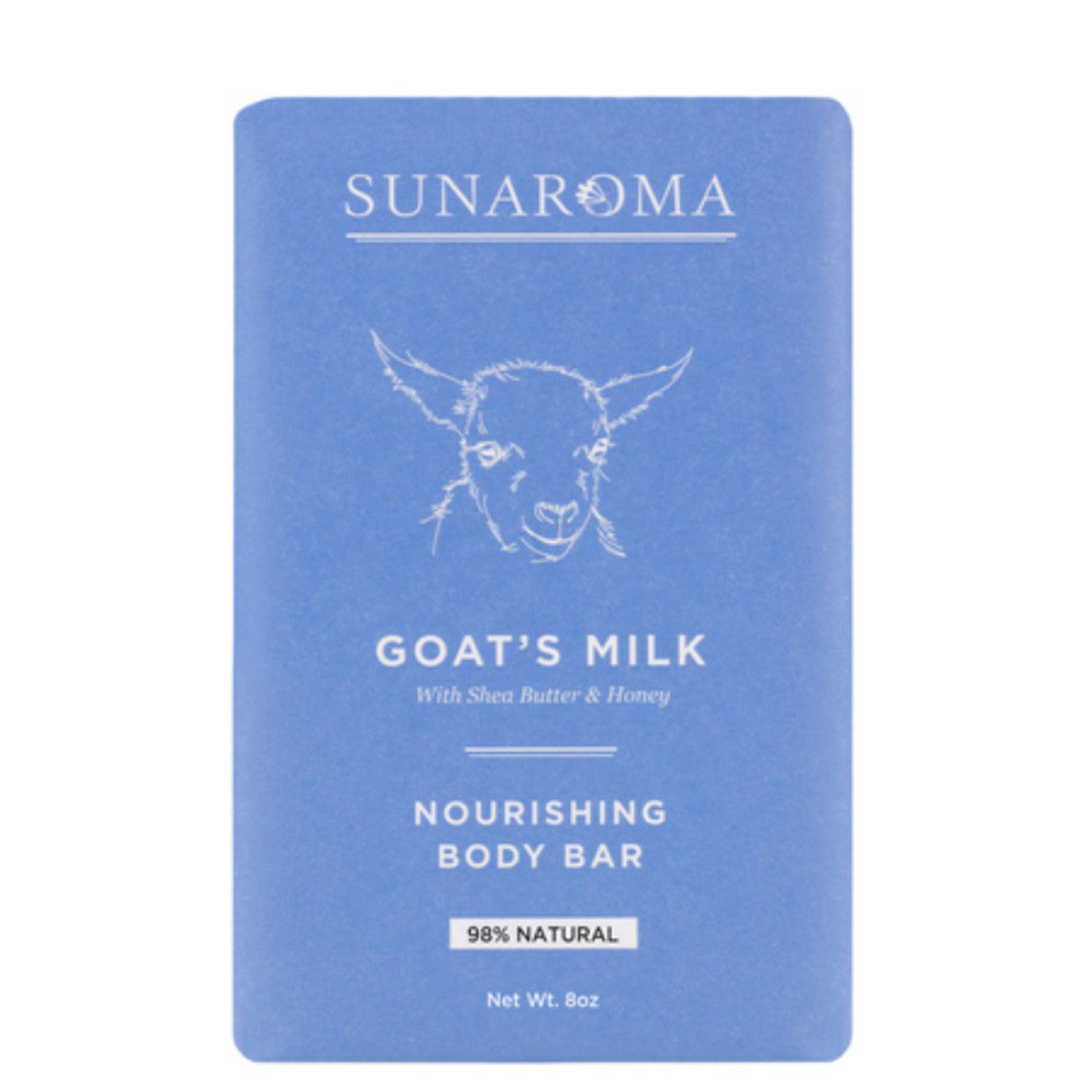SUNAROMA SOAP BAR GOATS MILK 8OZ