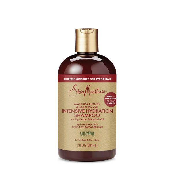 SHEA MOISTURE MANUKA HONEY & MAFURA OIL INTENSIVE HYDRATION SHAMPOO 13oz