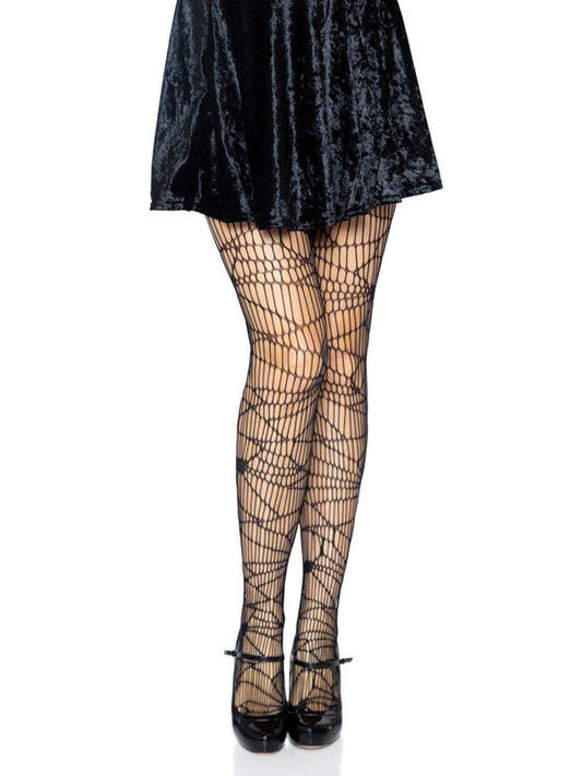 LEG AVENUE DISTRESSED NET PANTYHOSE