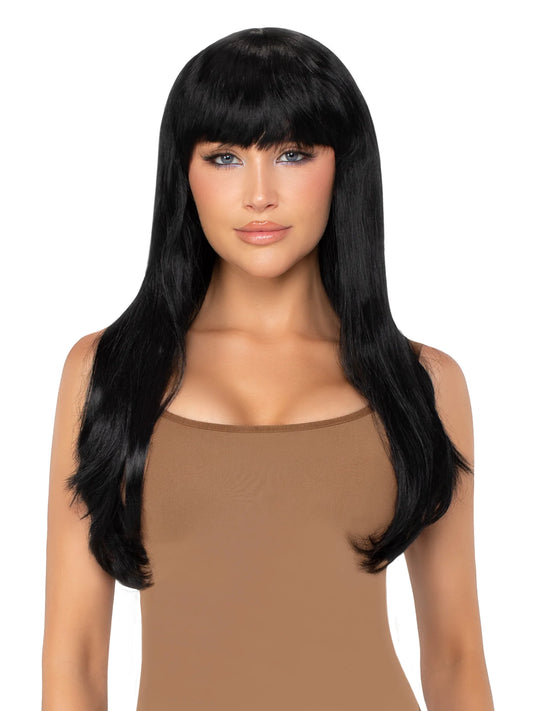 LEG AVENUE LONG STRAIGHT BANG WIG 25"