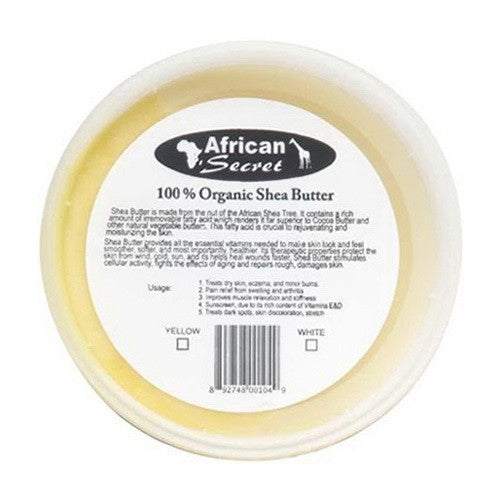 AFRICAN SECRET ORG SHEA BUTTER CHUNK 8OZ