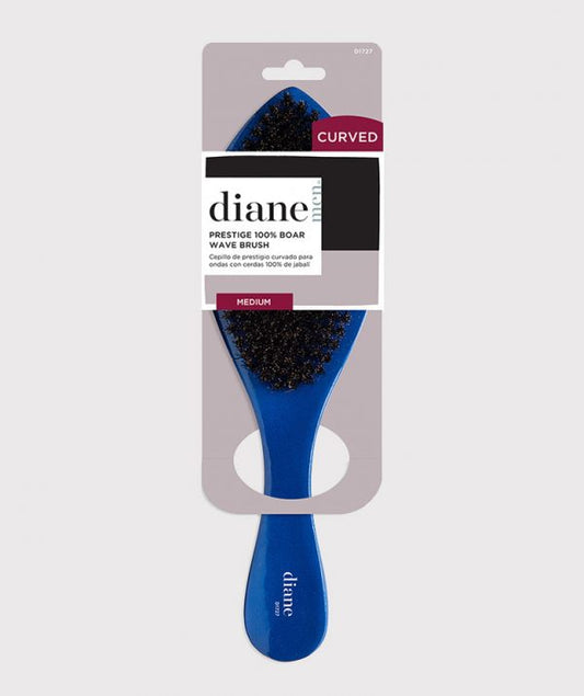 DIANE PRESTIGE MEDIUM BOAR CURVED OVAL BLUE D1727