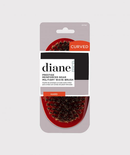 DIANE PRESTIGE REINFORCED BOAR MILITARY WAVE BRUSH CURVED HARD D1741