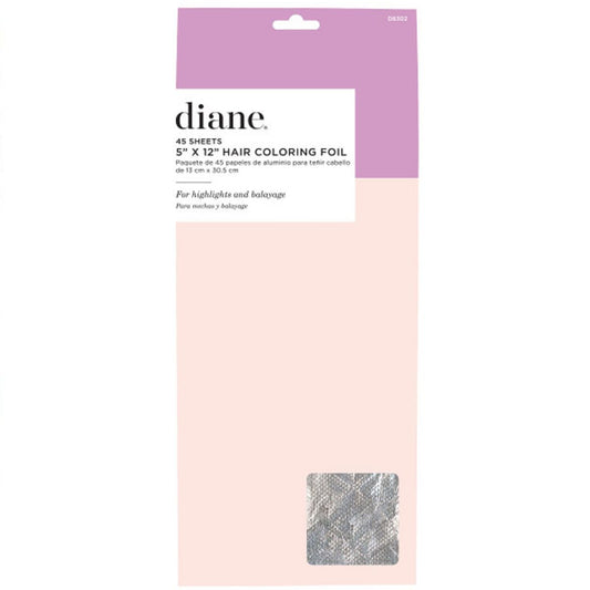 DIANE HAIR COLORING FOIL 5 X 12 45SHEETS #D8302