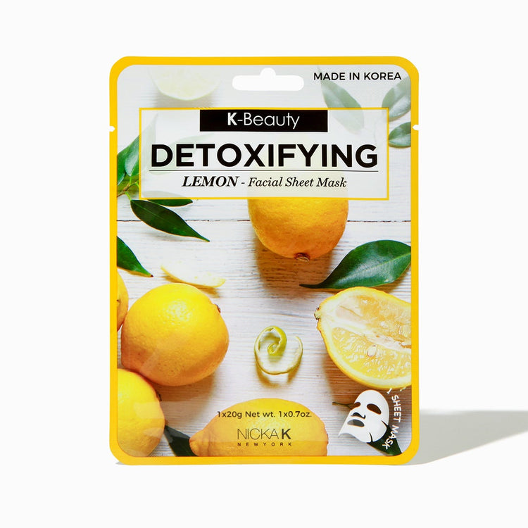 K-BEAUTY FACE MASK SHEET- LEMON