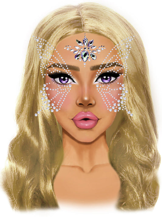 LEG AVENUE FAIRY ADHESIVES FACE JEWELS STICKER
