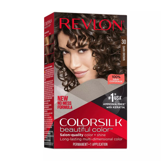 REVLON COLORSILK DARK BROWN (30)