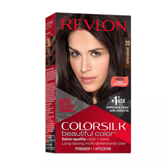 REVLON COLORSILK BROWN BLACK (20)
