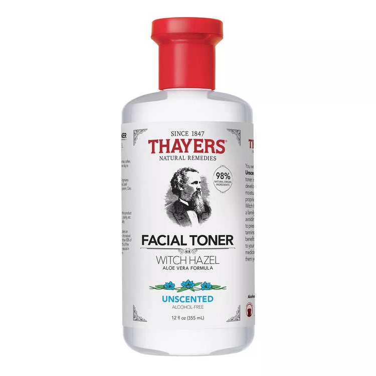 THAYERS WITCH HAZEL FACIAL TONER UNSCENTED 12oz