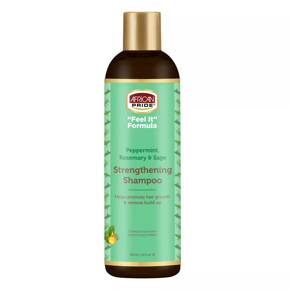 AFRICAN PRIDE FEEL IT FORMULA STRENGTHNING SHAMPOO 12oz