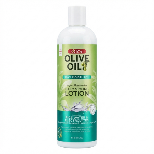 ORS OLIVE OIL MAX MOISTURE SUPER MOISTURIZING DAILY STYLING LOTION, 16 OZ