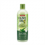 ORS OLIVE OIL DEEP CLEANSING CREAMY ALOE SHAMPOO INFUSED WITH ALOE VERA FOR REJUVENATING MOISTURE (16.0 OZ