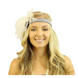 20'S FLAPPER HEADBAND (SILVER)