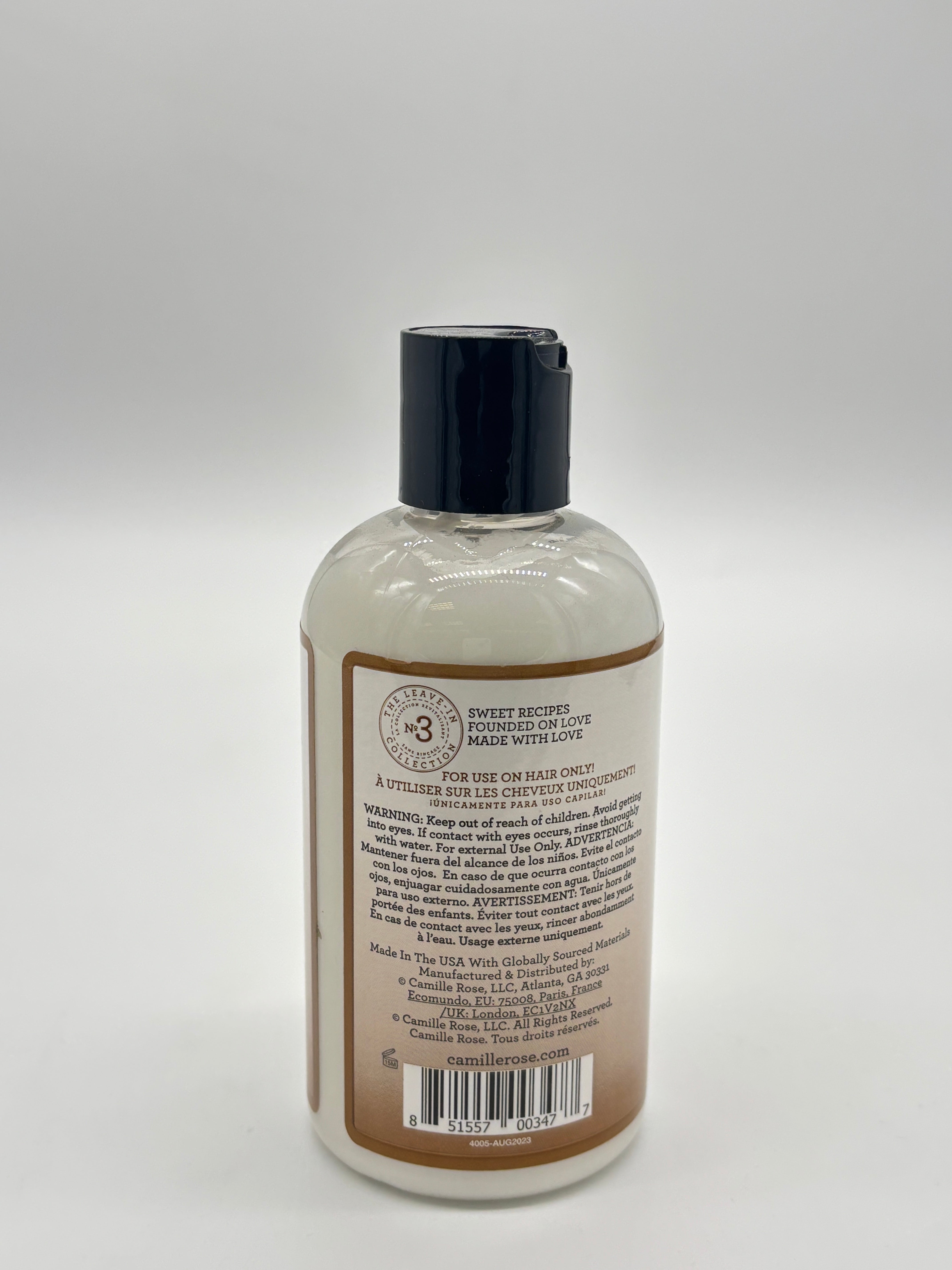 Camille Rose Latte Define Leave In 9oz