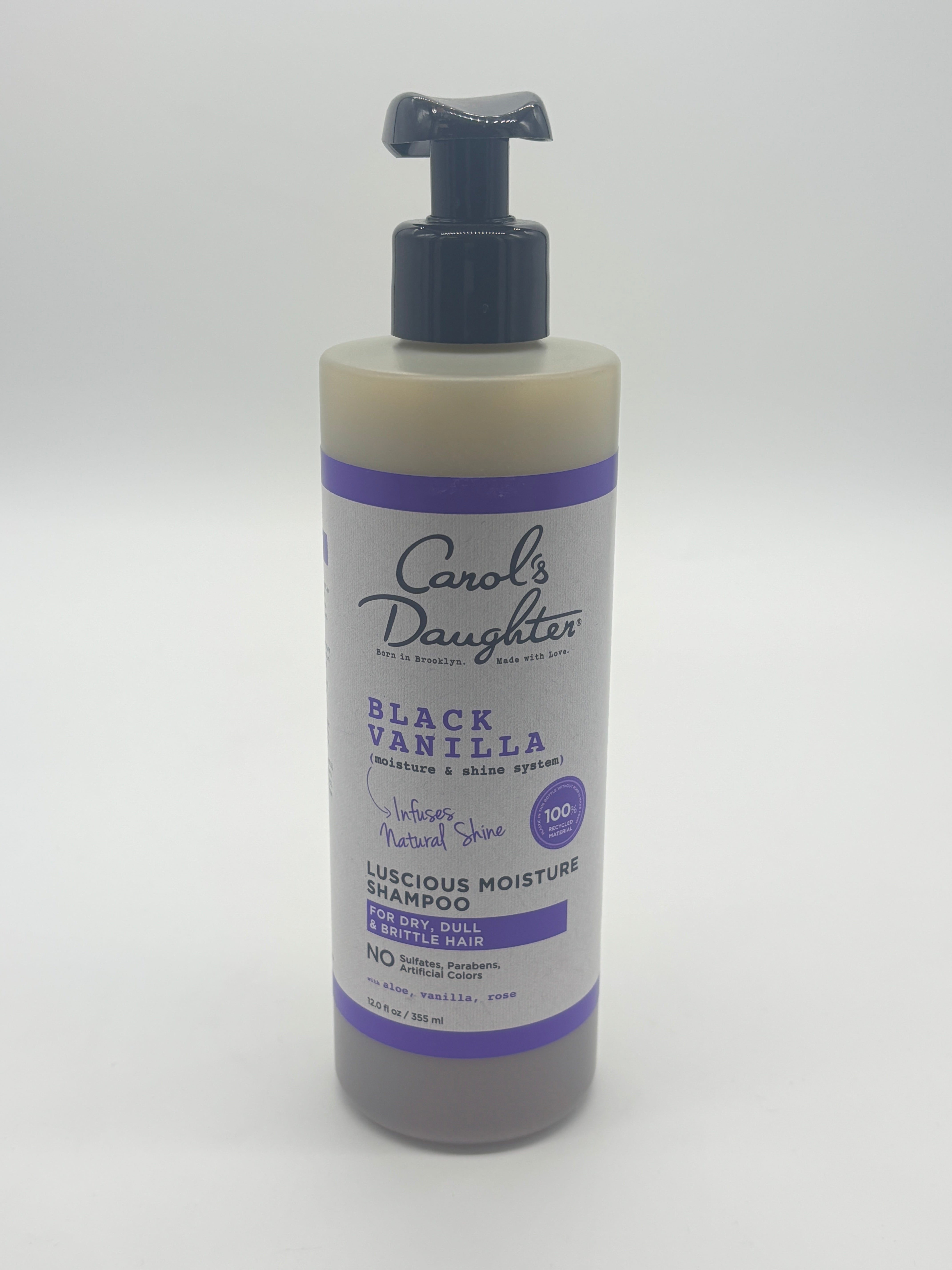 Carol's Daughter Black Vanilla Moisture & Shine Sulfate Free Shampoo 12oz