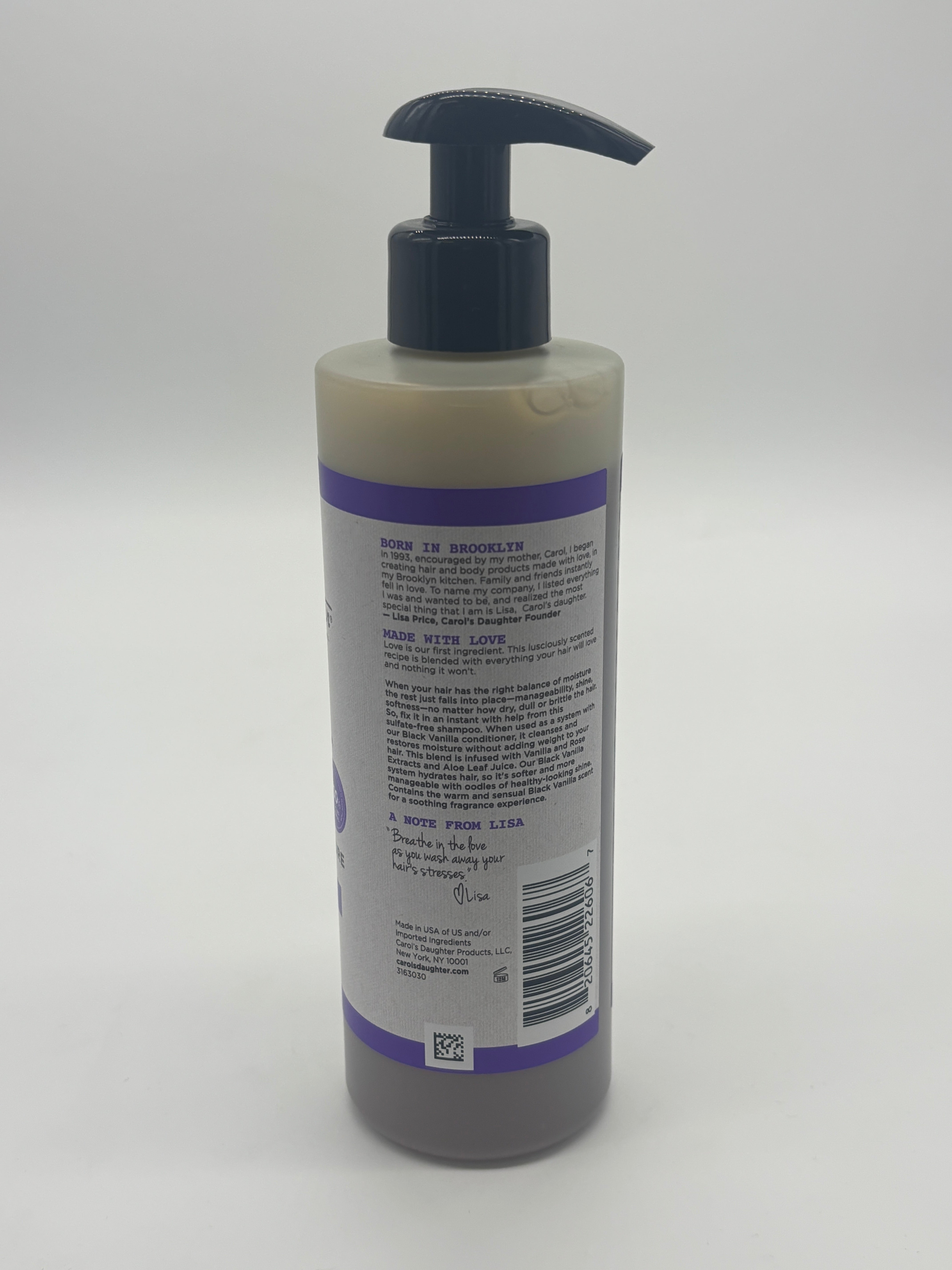 Carol's Daughter Black Vanilla Moisture & Shine Sulfate Free Shampoo 12oz