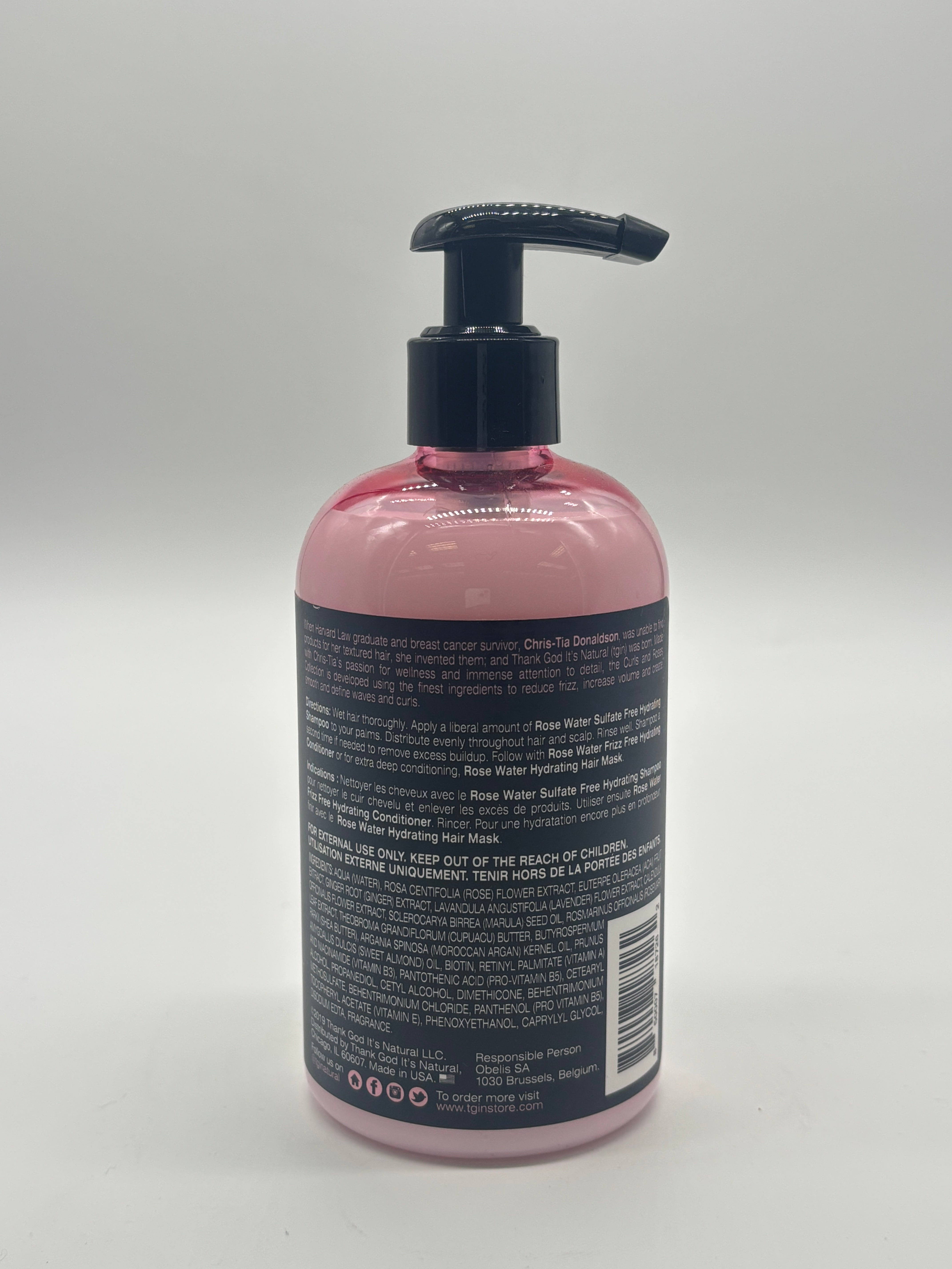Tgin Rose Water Frizz Free Hydrating Conditioner 13oz