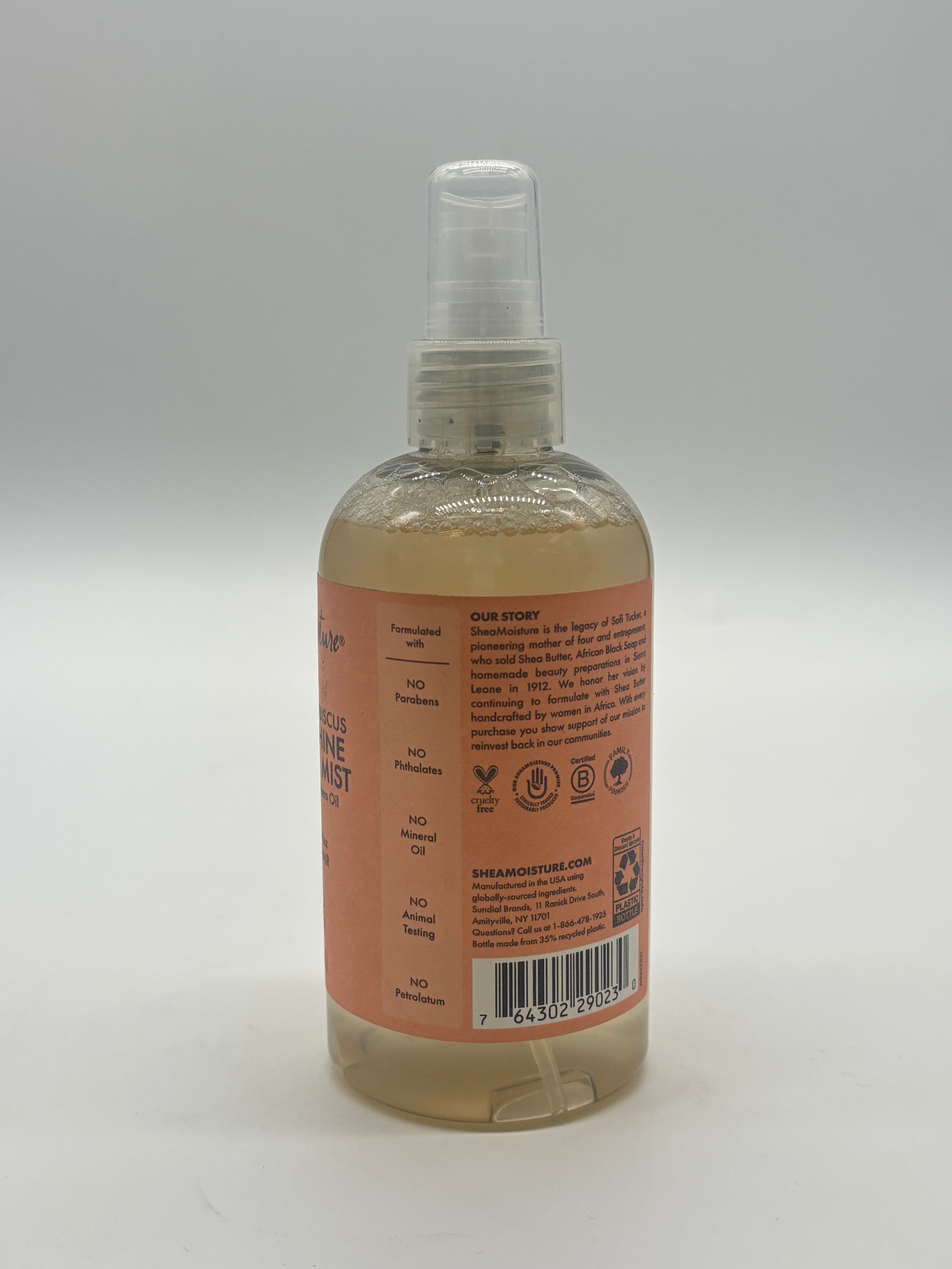 Shea Moisture Coconut & Hibiscus Hold & Shine Moisture Mist 8oz