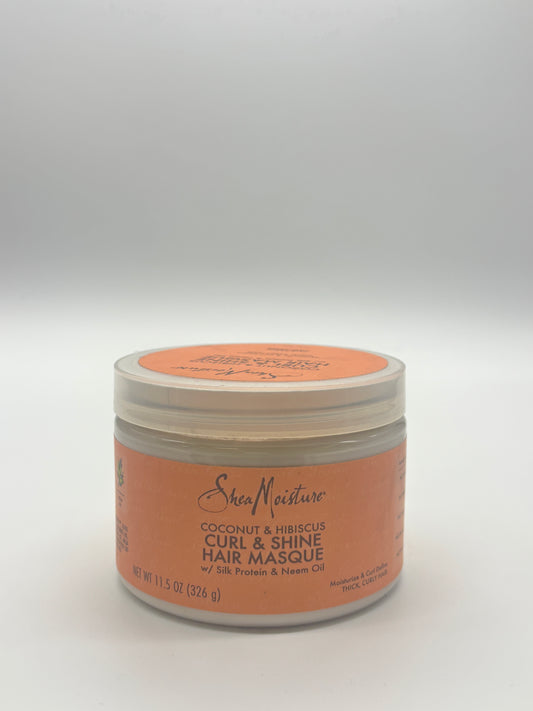 Shea Moisture Coconut & Hibiscus Curl & Shine Hair Masque 11.5oz