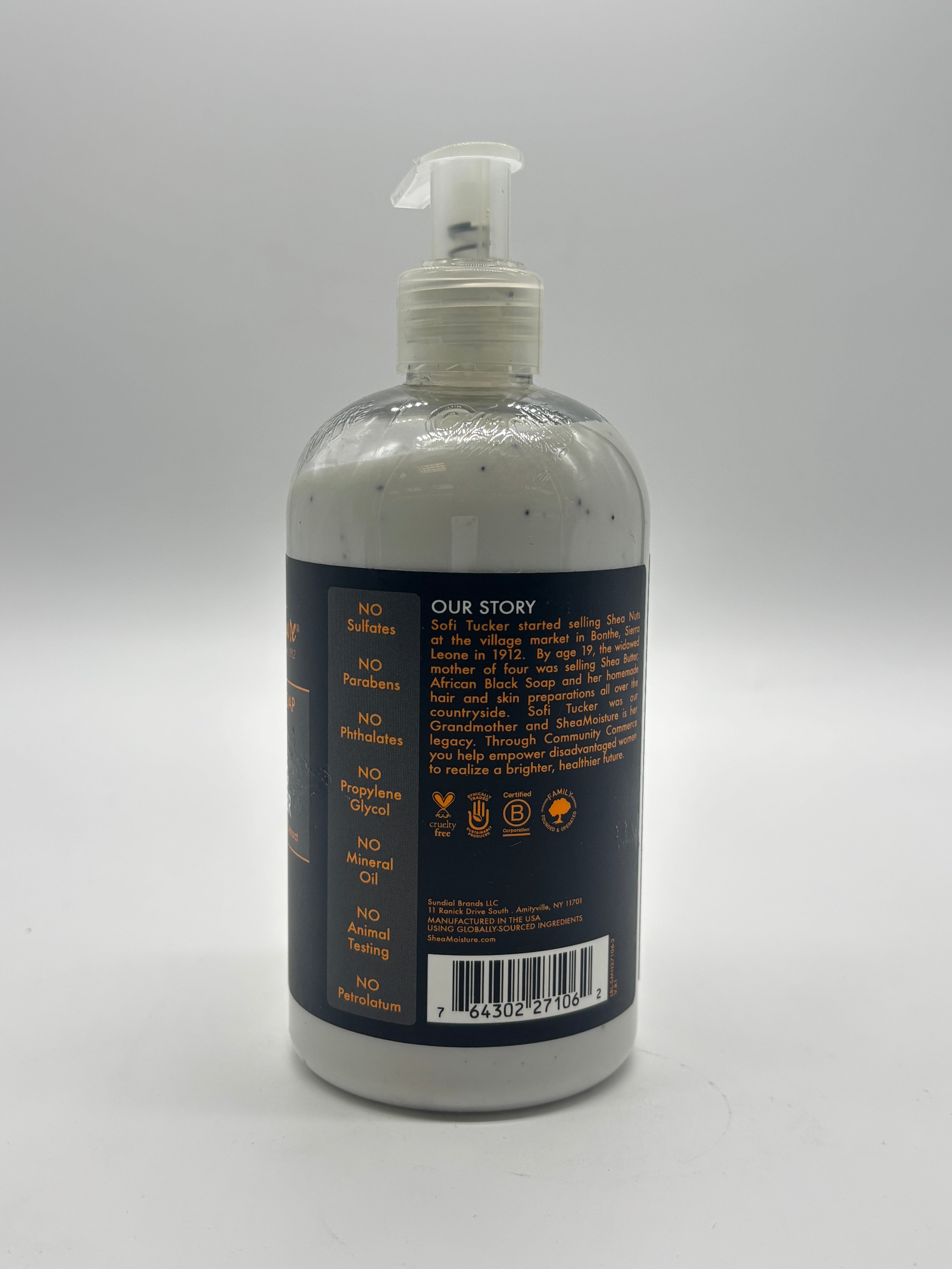 Shea Moisture African Black Soap Bamboo Charcoal Deep Balancing Conditioner 13oz