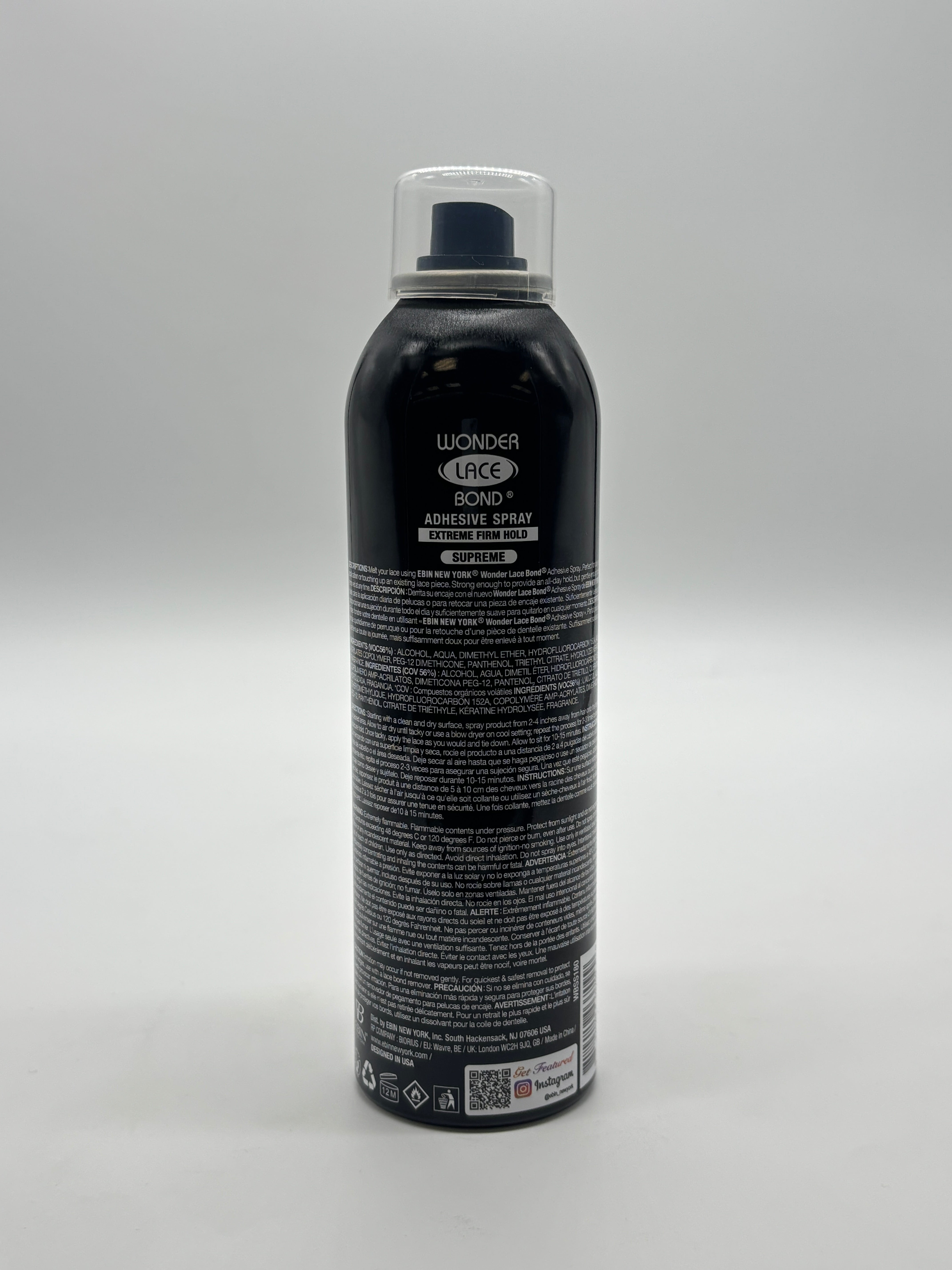 EBIN WONDER LACE BOND WIG ADHESIVE SPRAY - SUPREME
