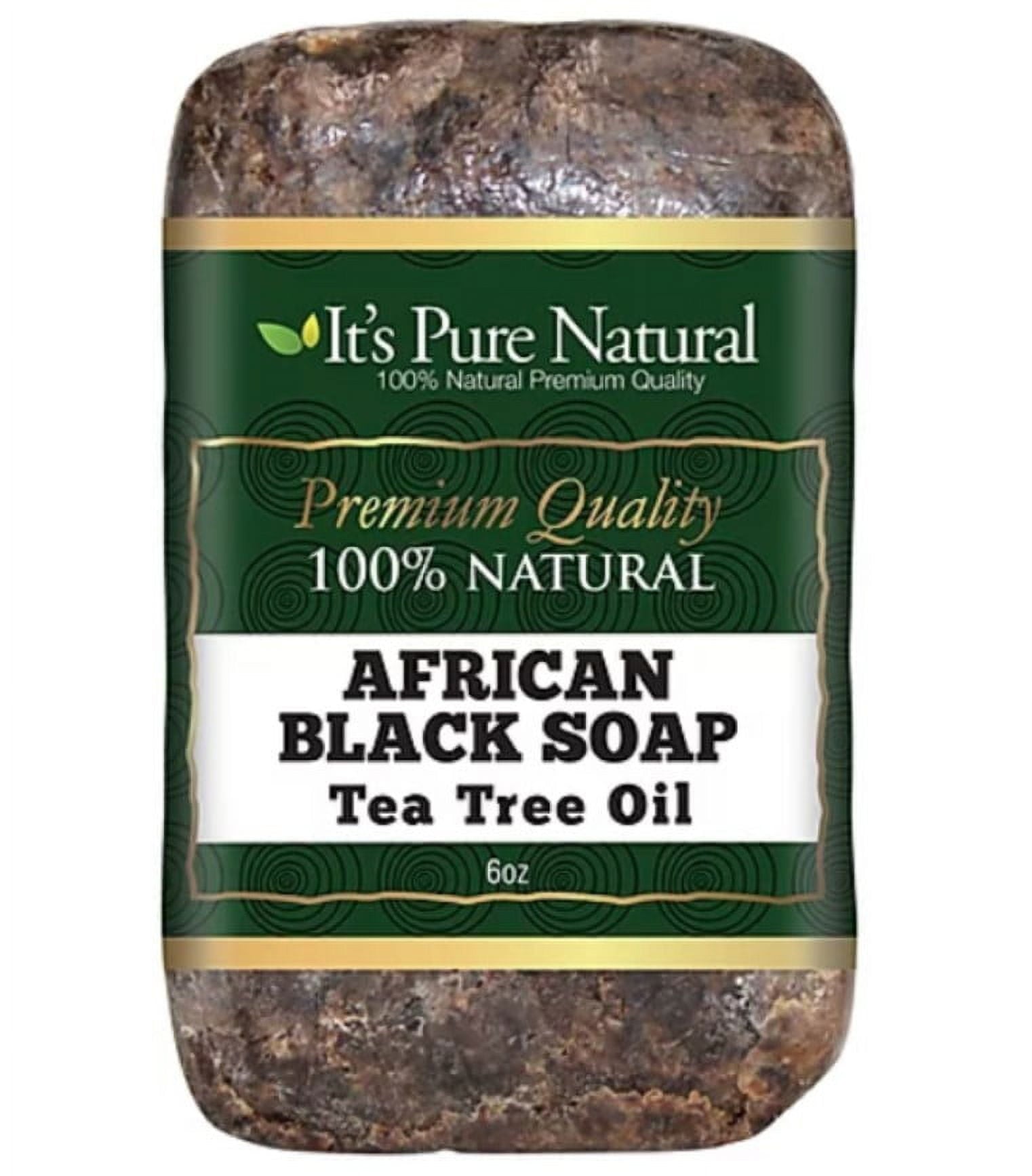 IT'S PURE NATURAL AFRICAN BLACK SOAP 5oz