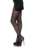 LEG AVENUE  LEOPARD NET TIGHTS