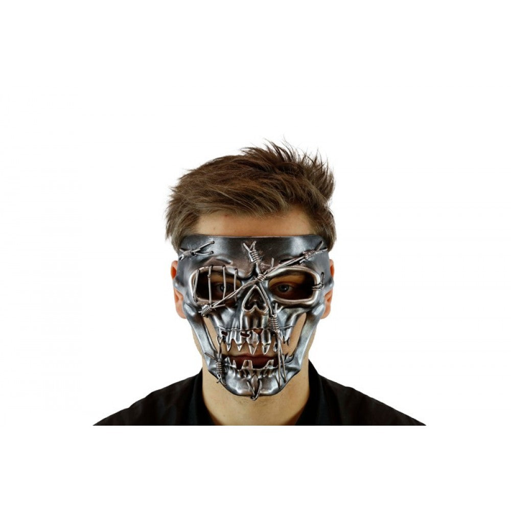 Silver Skull Mask