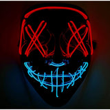 NEON LIGHT CLOWN MASK (MIXED COLOR)