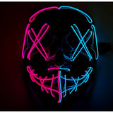 NEON LIGHT CLOWN MASK (MIXED COLOR)