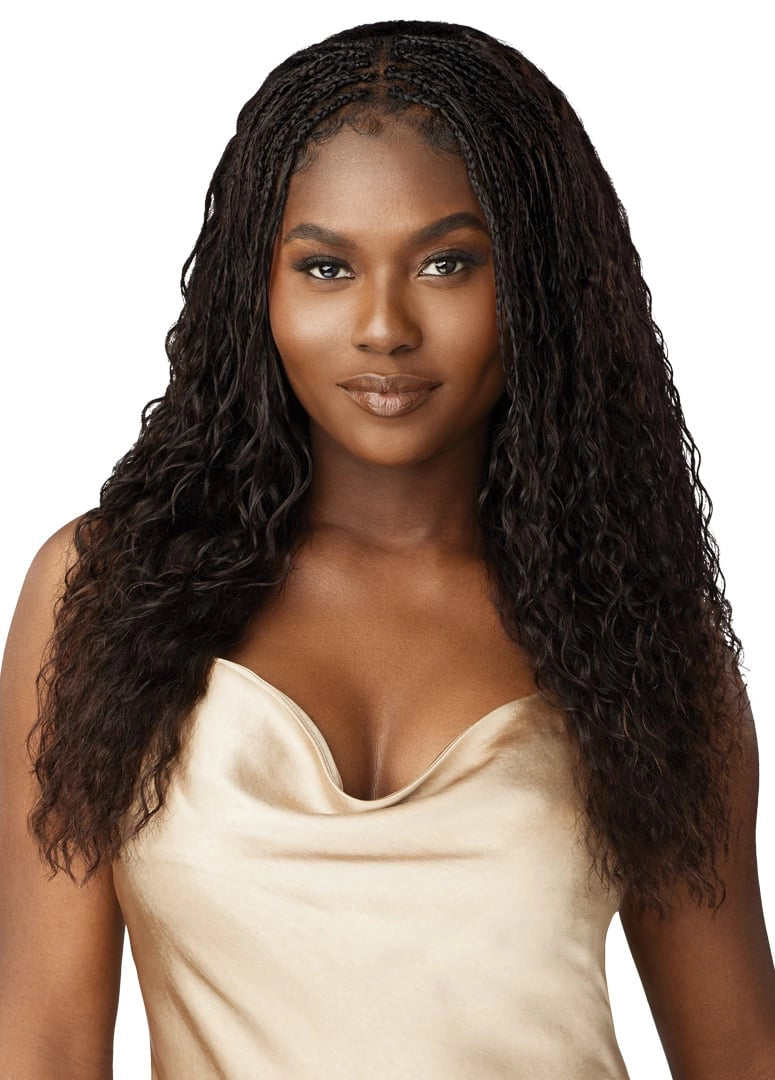 OUTRE PRE-STRETCHED W & W SPLASH DEEP BULK HUMAN HAIR 24"