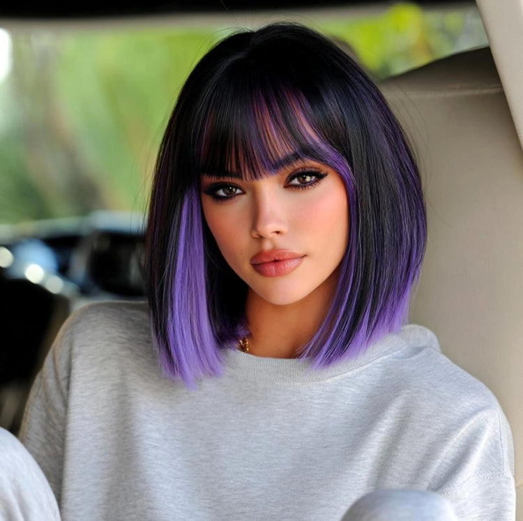 QING MADISON (BLACK AND PURPLE)