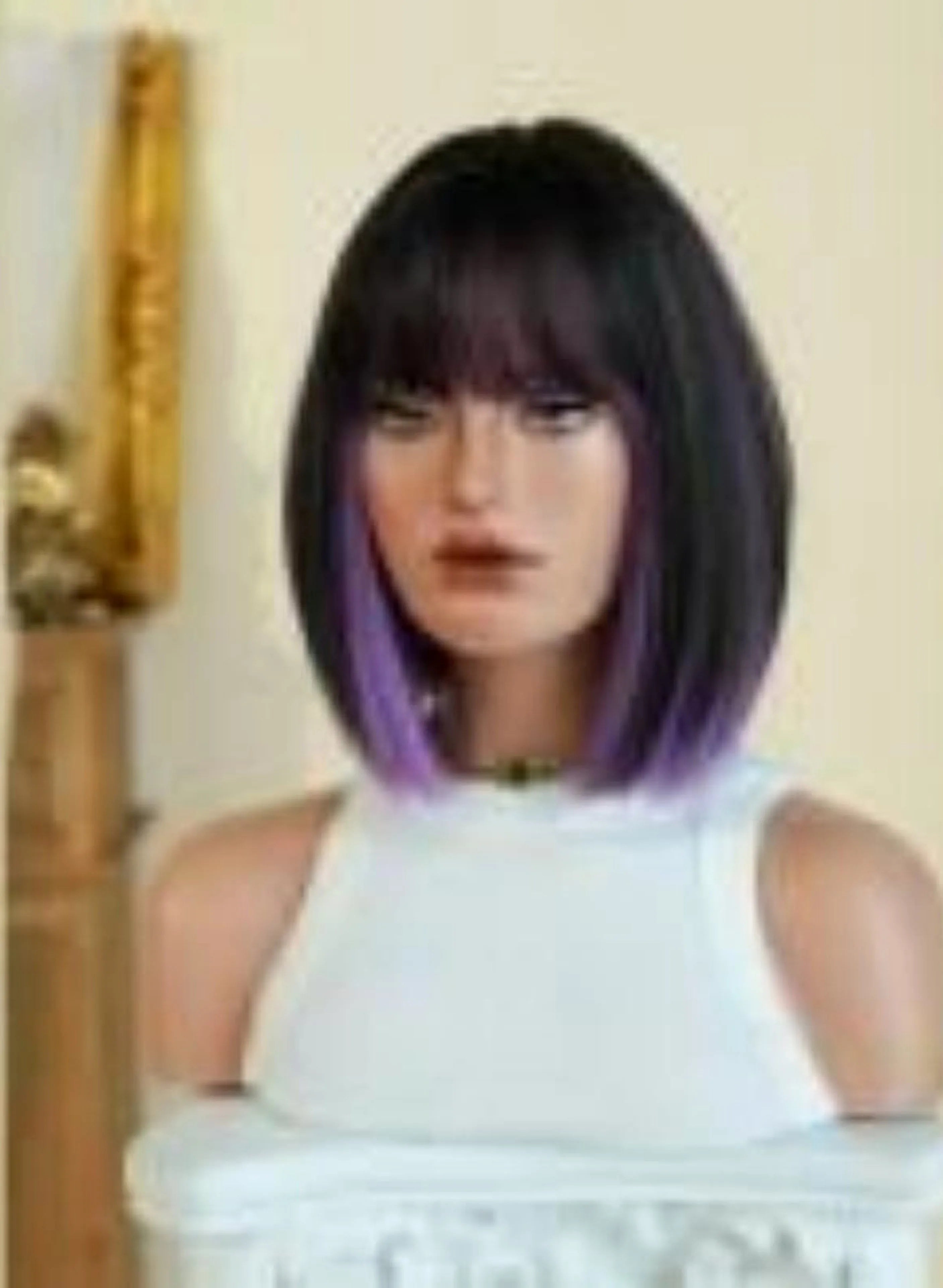 QING MADISON (BLACK AND PURPLE)