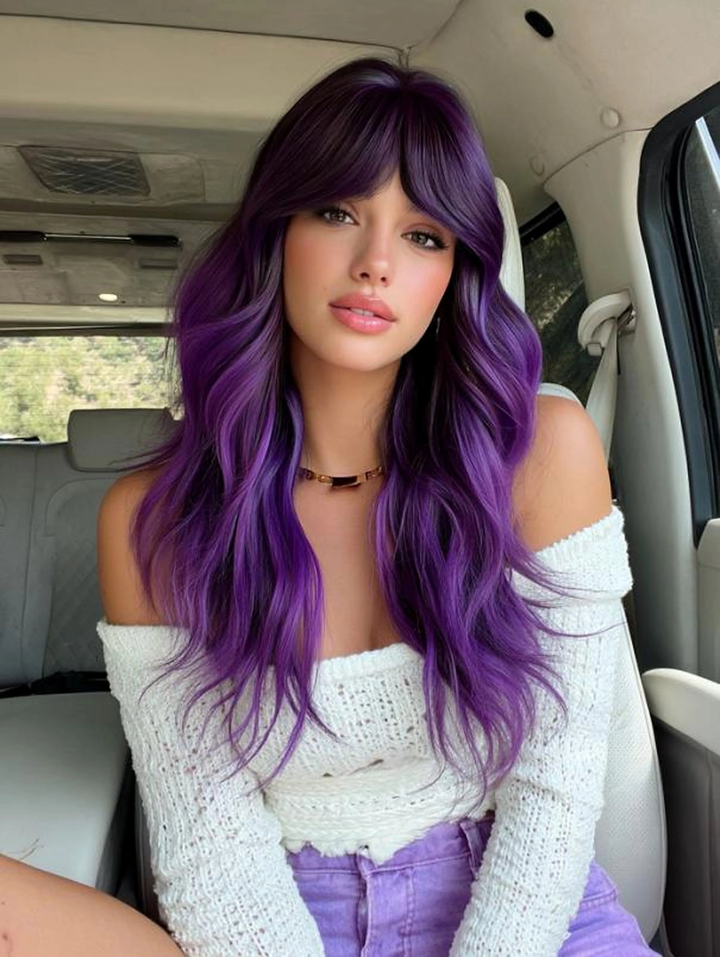 QING PIPER (PURPLE OMBRE)