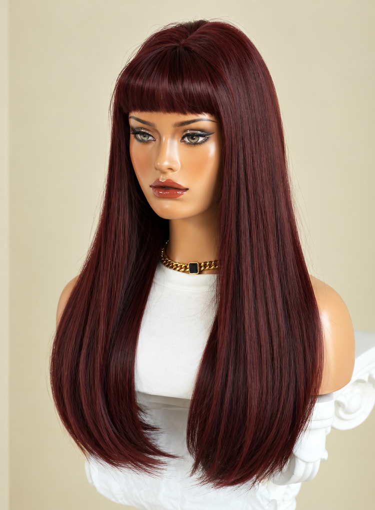 QING EVELYN (DARK AUBURN BROWN)