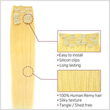 HAIR COUTURE PURE 9PCS CLIP WATER WAVE 22"