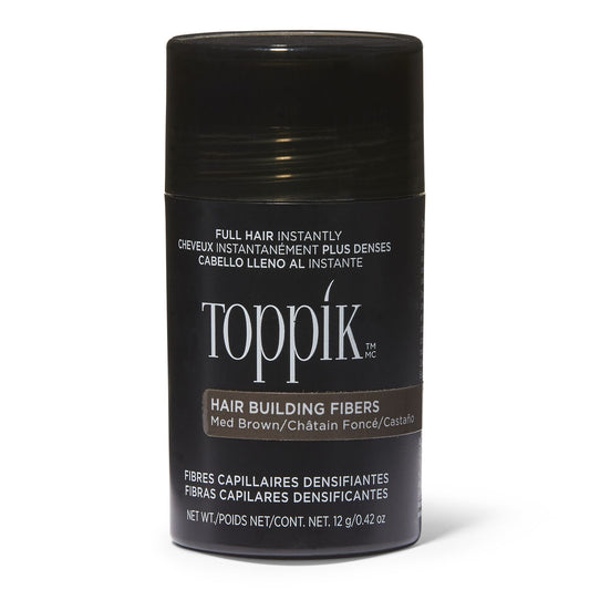 TOPPIK HAIR FIBERS MED BROWN .42oz