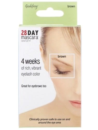GODEFROY 28 DAY MASCARA EYELASH COLOR BROWN